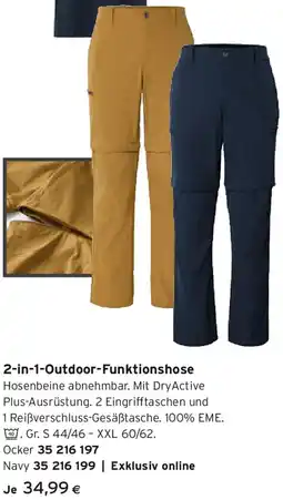 Tchibo Eduscho 2-in-1-Outdoor-Funktionshose Angebot