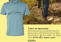Tchibo Eduscho T-Shirt mit Merinowolle Angebot