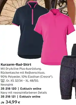 Tchibo Eduscho Kurzarm-Rad-Shirt Angebot