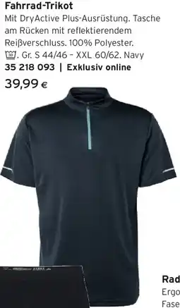 Tchibo Eduscho Fahrrad-Trikot Angebot