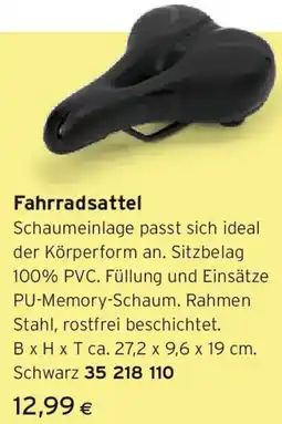 Tchibo Eduscho Fahrradsattel Angebot