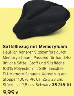 Tchibo Eduscho Sattelbezug mit Memoryfoam Angebot