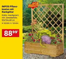 Lagerhaus Impos pflanz- kasten mit rankgitter Angebot