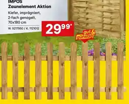 Lagerhaus Impos zaunelement aktion Angebot