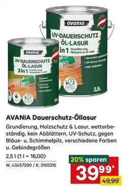 Lagerhaus Avania dauerschutz-öllasur Angebot