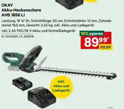 Lagerhaus Okay inkl. 2 ah pxc/18 v-akku und schnellladegerät Angebot