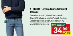 Lagerhaus Hero herren jeans straight denver Angebot
