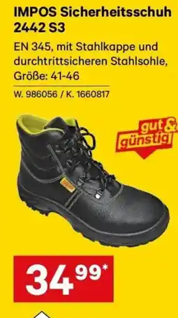 Lagerhaus Impos sicherheitsschuh 2442 s3 Angebot