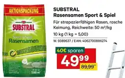 Lagerhaus SUBSTRAL Rasensamen Sport & Spiel Angebot