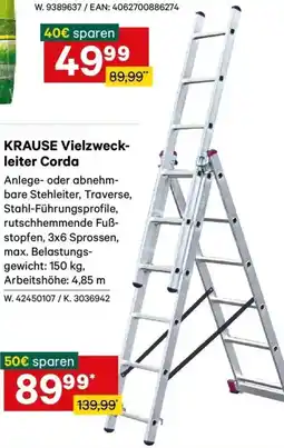 Lagerhaus KRAUSE Vielzweck- leiter Corda Angebot