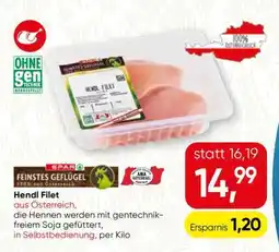 Spar Hendl-Filet Angebot