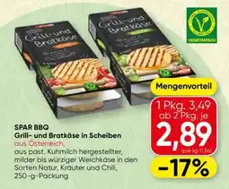 Spar SPAR BBQ Grill- und Bratkäse in Scheiben Angebot