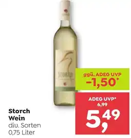 ADEG Storch Wein Angebot