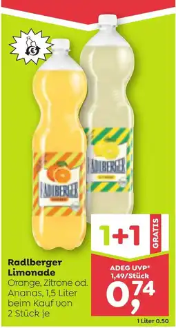 ADEG Radlberger Limonade Angebot