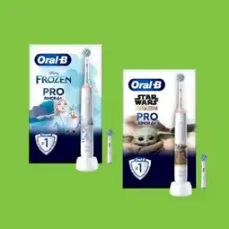 0815 Braun Elektrische Kinderzahnbürste Oral-B Junior Pro Frozen Angebot