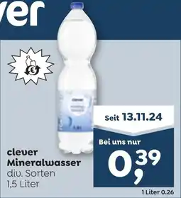 ADEG Clever Mineralwasser Angebot