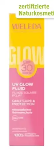dm Weleda Sonnenfluid UV Glow LSF 30 Angebot