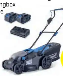 Hofer Scheppach Akku-Rasenmäher Set BC-MP430-X Angebot