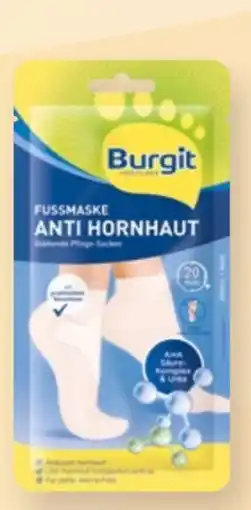 dm Burgit Fußmaske Anti Hornhaut Angebot