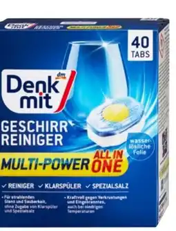 dm Denkmit Geschirr-Reiniger Multi-Power Revolution Tabs Angebot