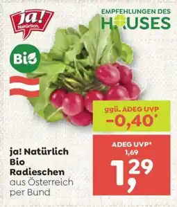 ADEG Ja! natürlich bio radieschen Angebot