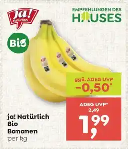 ADEG Ja! natürlich bio bananen Angebot