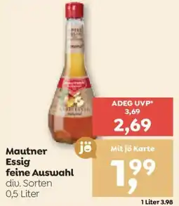 ADEG Mautner Essig feine Auswahl Angebot