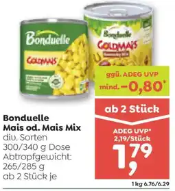 ADEG Bonduelle Mais od. Mais Mix Angebot