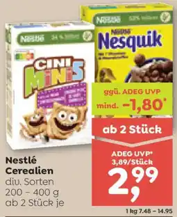 ADEG Nestlé Cerealien Angebot