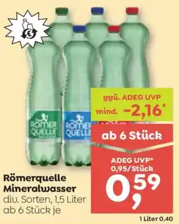ADEG Römerquelle Mineralwasser Angebot