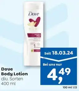 ADEG Dove Body Lotion Angebot