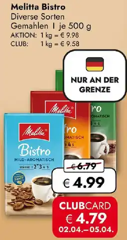 Travel FREE Melitta Bistro Angebot
