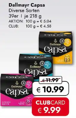 Travel FREE Dallmayr Capsa Angebot