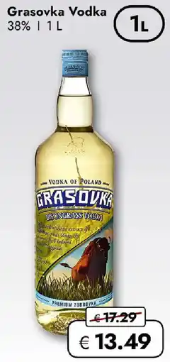 Travel FREE Grasovka Vodka Angebot