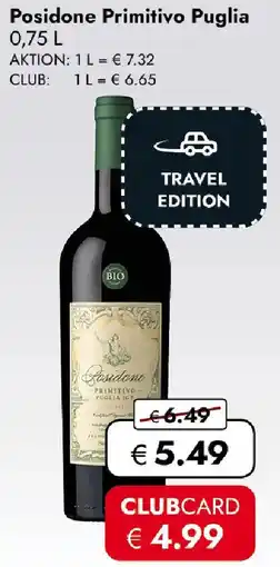 Travel FREE Posidone Primitivo Puglia Angebot