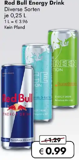 Travel FREE Red Bull Energy Drink Angebot