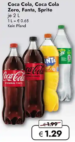 Travel FREE Coca Cola, Coca Cola Zero, Fanta, Sprite Angebot