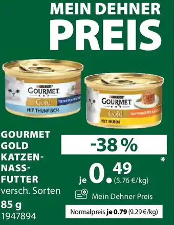 Gourmet gold katzen nassfutter