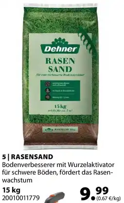 Dehner Rasensand Angebot