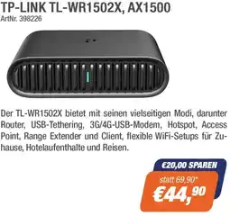 e-tec Tp-link tl-wr1502x, ax1500 Angebot