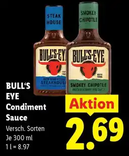 Lidl Bull's eye condiment sauce Angebot