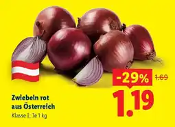 Lidl Zwiebeln rot aus Österreich Angebot