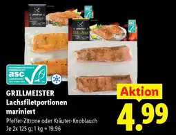 Lidl Grillmeister lachsfiletportionen mariniert Angebot