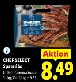 Lidl Chef select spareribs Angebot