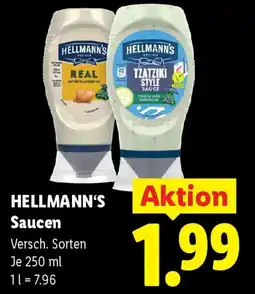 Lidl Hellmann's saucen Angebot