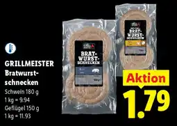 Lidl Grillmeister bratwurstschnecken Angebot
