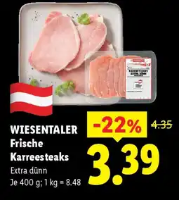 Lidl Wiesentaler frische karreesteaks Angebot