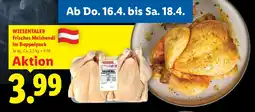 Lidl Wiesentaler frisches maishendl im doppelpack Angebot