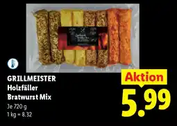 Lidl Grillmeister holzfäller bratwurst mix Angebot