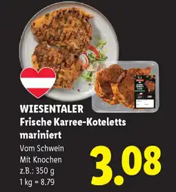 Lidl Wiesentaler Karree-Koteletts mariniert Angebot